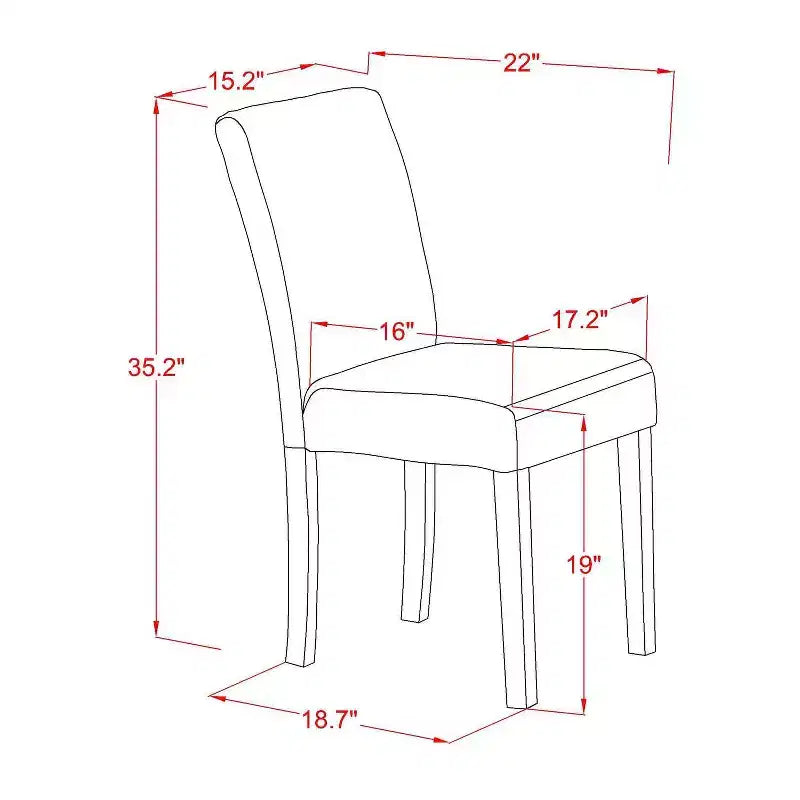 Ensemble de salle à manger 3 pièces HomeStock avec plateau en bois massif finition chêne brun naturel et table à rabats – 2 places