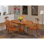 Salle à manger ovale - Table avec rallonge et chaises - Design élégant pour la maison