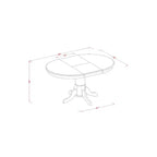 Salle à manger ovale - Table avec rallonge et chaises - Design élégant pour la maison