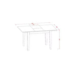 Ensemble de salle à manger - Petite table à manger avec chaises et banc - Meubles de cuisine et de salle à manger