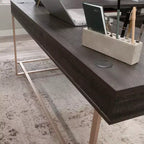 Bureau d'angle Harper 60 en bois et métal