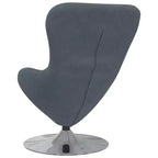 Fauteuil Œuf avec Repose-pieds Velours