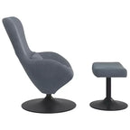 Fauteuil Œuf avec Repose-pieds Velours