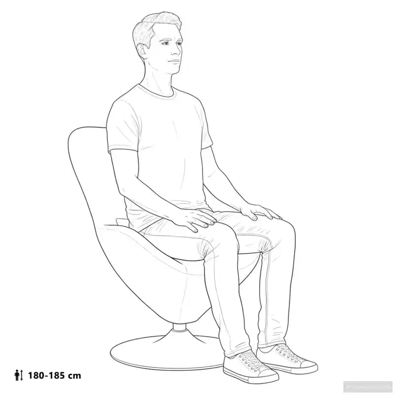 Fauteuil Œuf avec Repose-pieds Velours