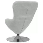 Fauteuil Œuf avec Repose-pieds Velours