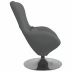 Fauteuil Œuf avec Repose-pieds Velours