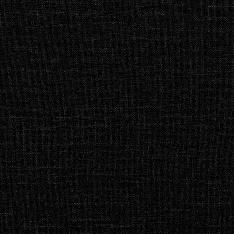 Ensemble de canapés 2 pièces en tissu noir
