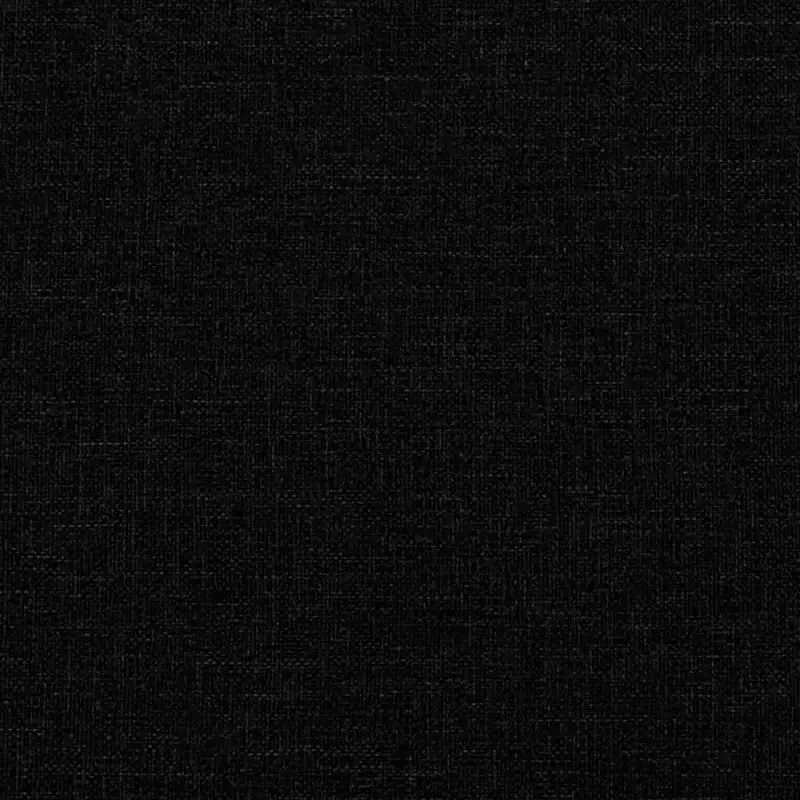 Ensemble de canapés 2 pièces en tissu noir