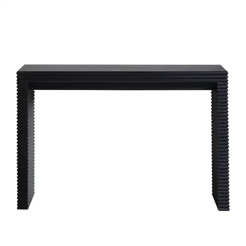 Console moderne avec base nervurée