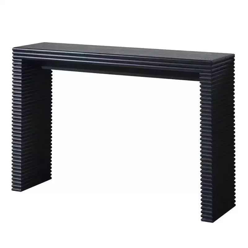 Console moderne avec base nervurée