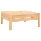 vidaXL Salon de jardin Bois de pin massif Modulable moyen