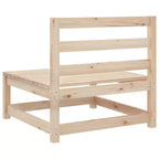 vidaXL Ensemble de canapés de jardin 8 pcs avec coussins Bois de pin massif