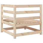 vidaXL Ensemble de canapés de jardin 8 pcs avec coussins Bois de pin massif