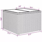 vidaXL Ensemble de canapés de jardin 8 pcs Résine tressée