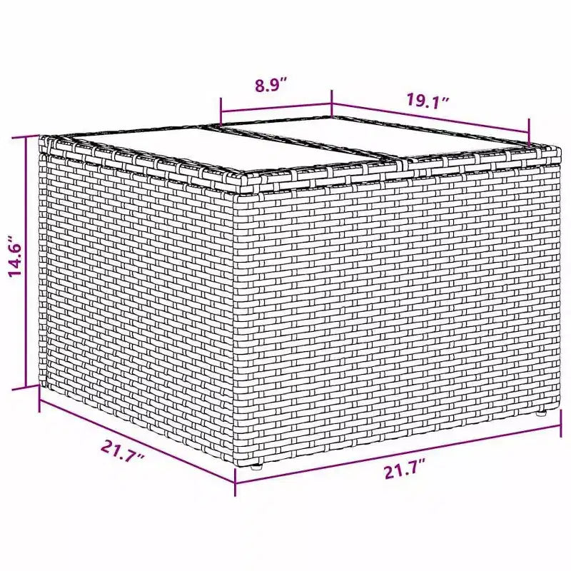 vidaXL Ensemble de canapés de jardin 8 pcs Résine tressée
