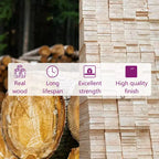 vidaXL Salon de jardin miel Bois de pin massif Moyen Modulable