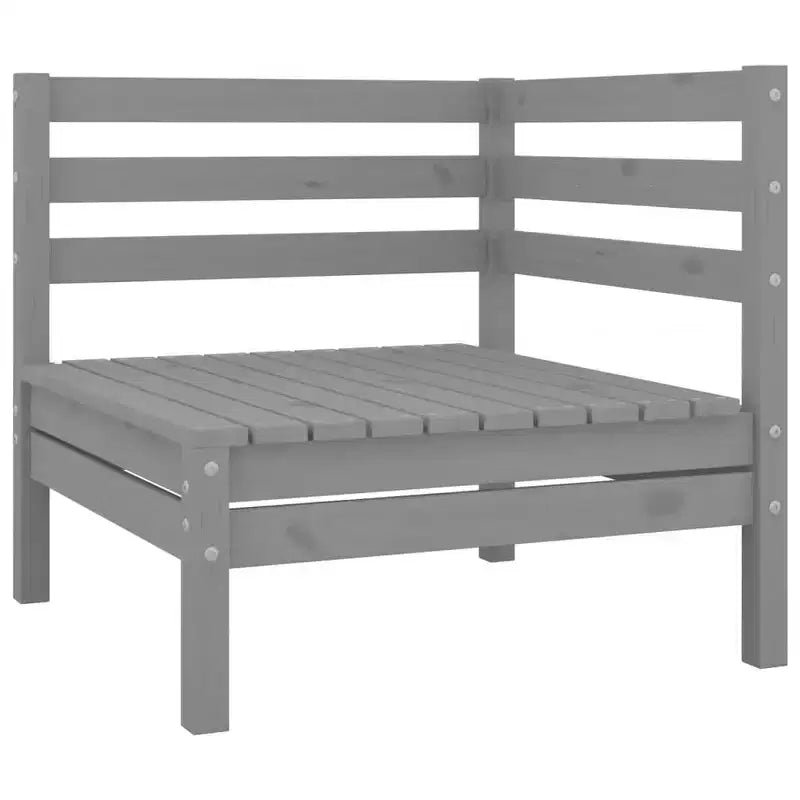 vidaXL Salon de jardin miel Bois de pin massif Moyen Modulable