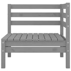 vidaXL Salon de jardin miel Bois de pin massif Moyen Modulable