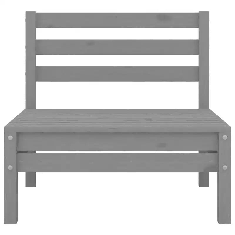 vidaXL Salon de jardin miel Bois de pin massif Moyen Modulable