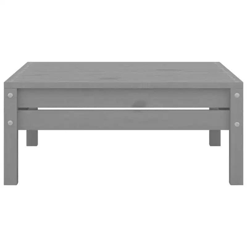 vidaXL Salon de jardin miel Bois de pin massif Moyen Modulable