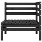 vidaXL Salon de jardin miel Bois de pin massif Moyen Modulable