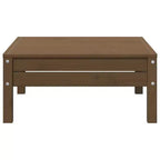 vidaXL Salon de jardin miel Bois de pin massif Moyen Modulable