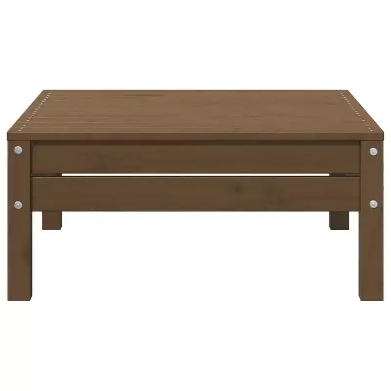 vidaXL Salon de jardin miel Bois de pin massif Moyen Modulable