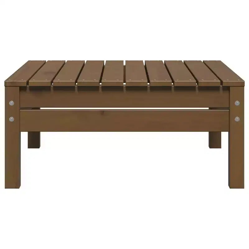 vidaXL Salon de jardin miel Bois de pin massif Moyen Modulable