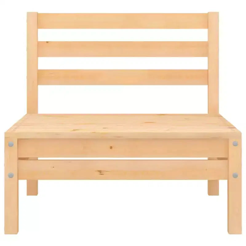 vidaXL Salon de jardin miel Bois de pin massif Moyen Modulable