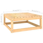 vidaXL Salon de jardin canapé extérieur avec coussins Bois massif