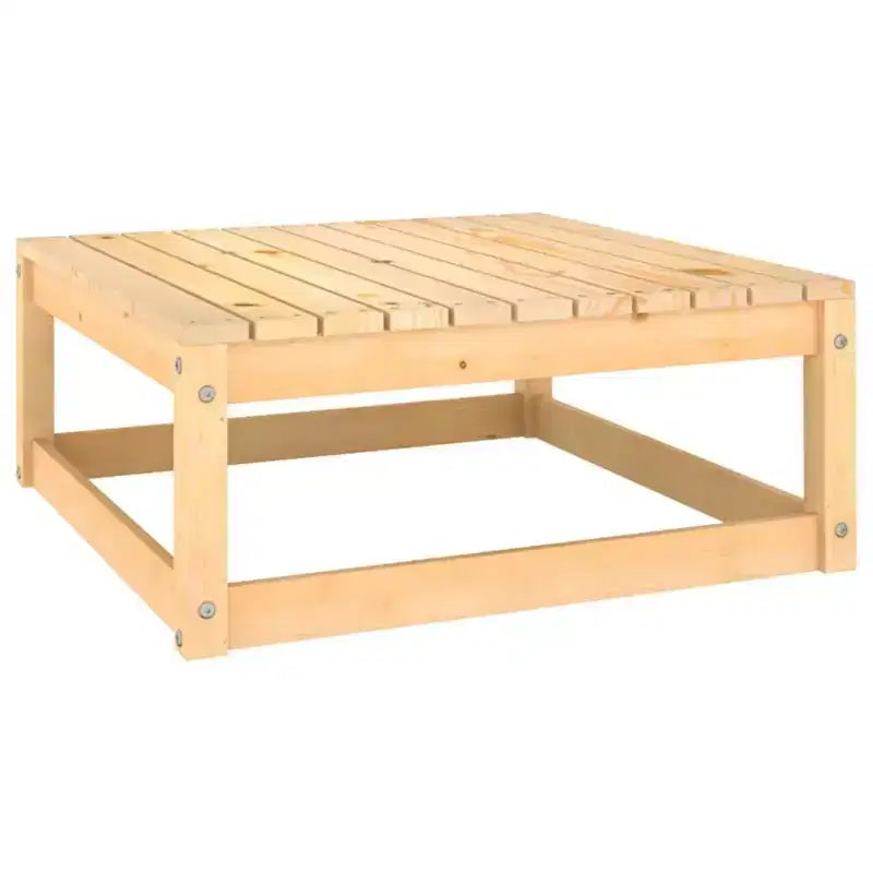 vidaXL Salon de jardin canapé extérieur avec coussins Bois massif