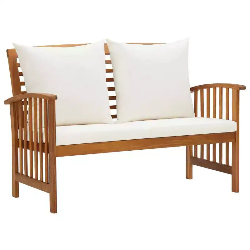 vidaXL Salon de jardin Bois naturel Bois d'acacia massif Standard Durable