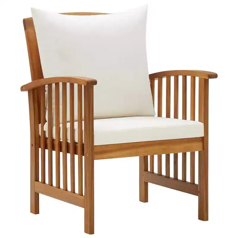 vidaXL Salon de jardin Bois naturel Bois d'acacia massif Standard Durable