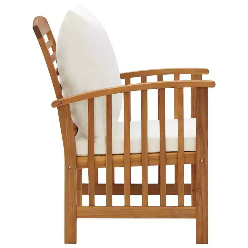 vidaXL Salon de jardin Bois naturel Bois d'acacia massif Standard Durable