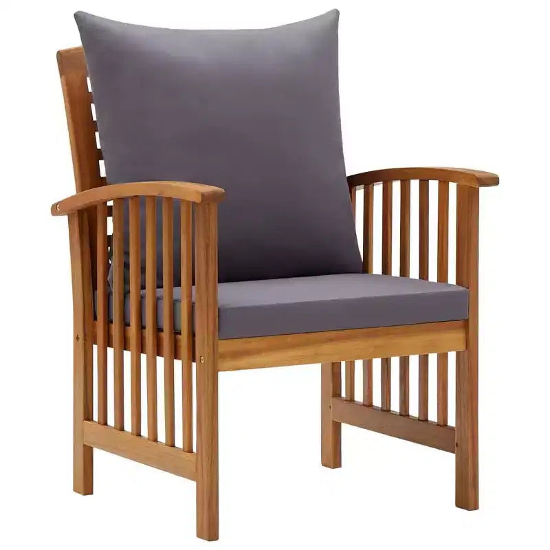 vidaXL Salon de jardin Bois naturel Bois d'acacia massif Standard Durable