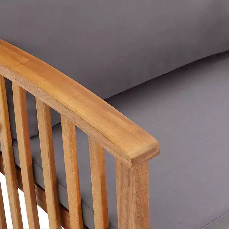 vidaXL Salon de jardin Bois naturel Bois d'acacia massif Standard Durable