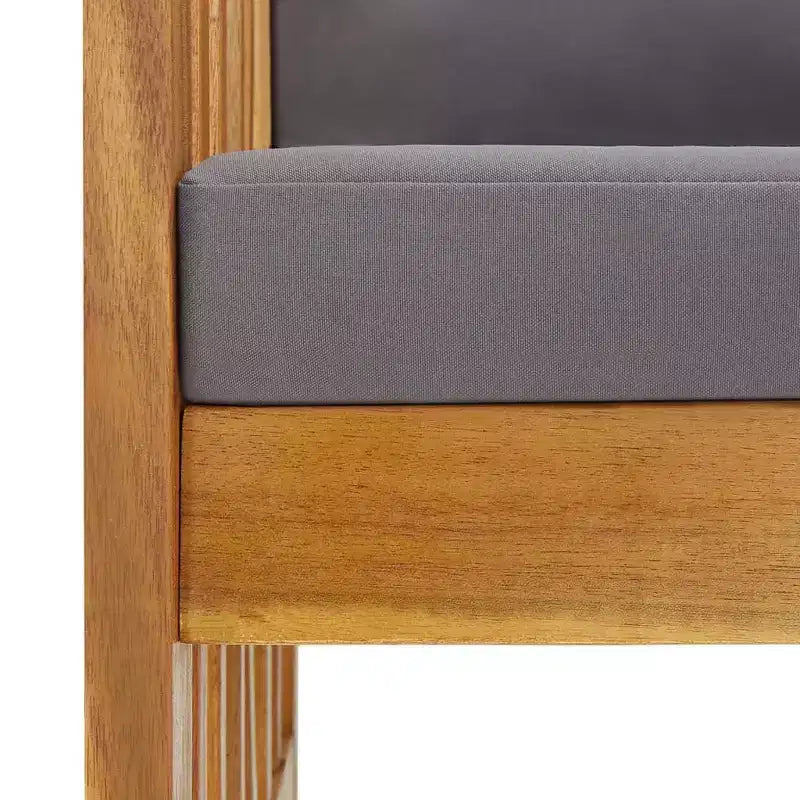 vidaXL Salon de jardin Bois naturel Bois d'acacia massif Standard Durable