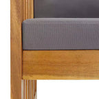 vidaXL Salon de jardin Bois naturel Bois d'acacia massif Standard Durable