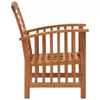 vidaXL Salon de jardin Bois naturel Bois d'acacia massif Standard Durable