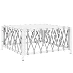 vidaXL Ensemble de Mobilier de Patio 5 Pièces Canapé de Jardin Extérieur avec Coussins Acier