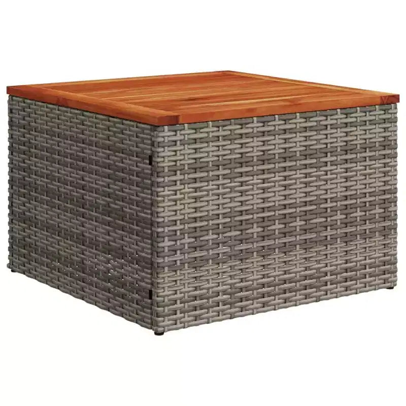 vidaXL Salon de jardin 11 pcs avec coussins résine tressée