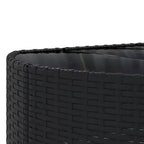 vidaXL Salon de jardin avec coussins 9 pièces en résine tressée