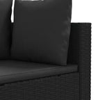 vidaXL Salon de jardin avec coussins 10 pièces en résine tressée