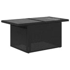 vidaXL Salon de jardin avec coussins, canapé d'angle, 6 pièces, résine tressée