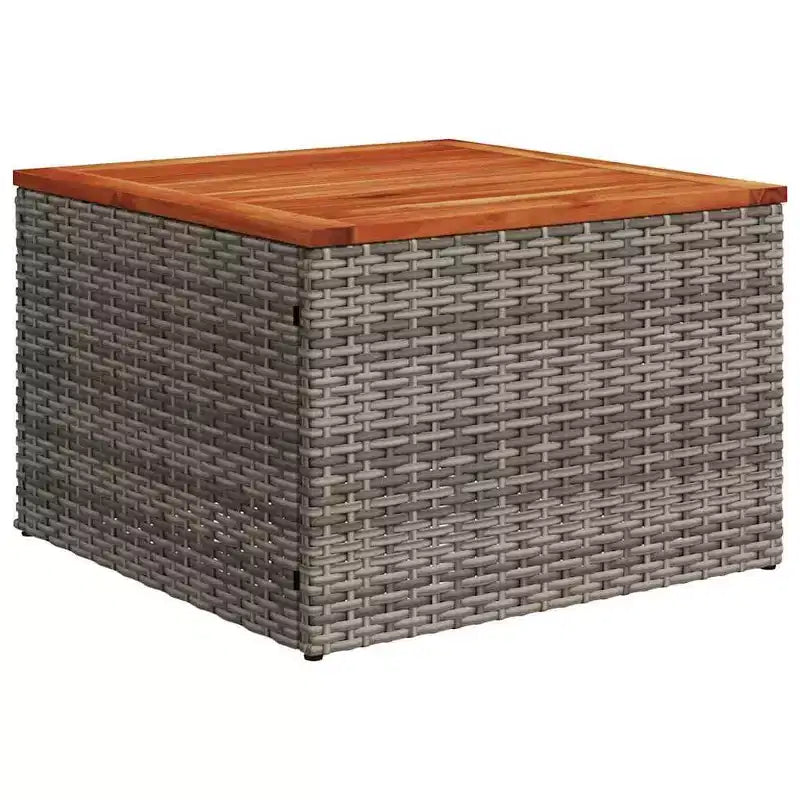 vidaXL Salon de jardin 12 pièces avec coussins en résine tressée gris