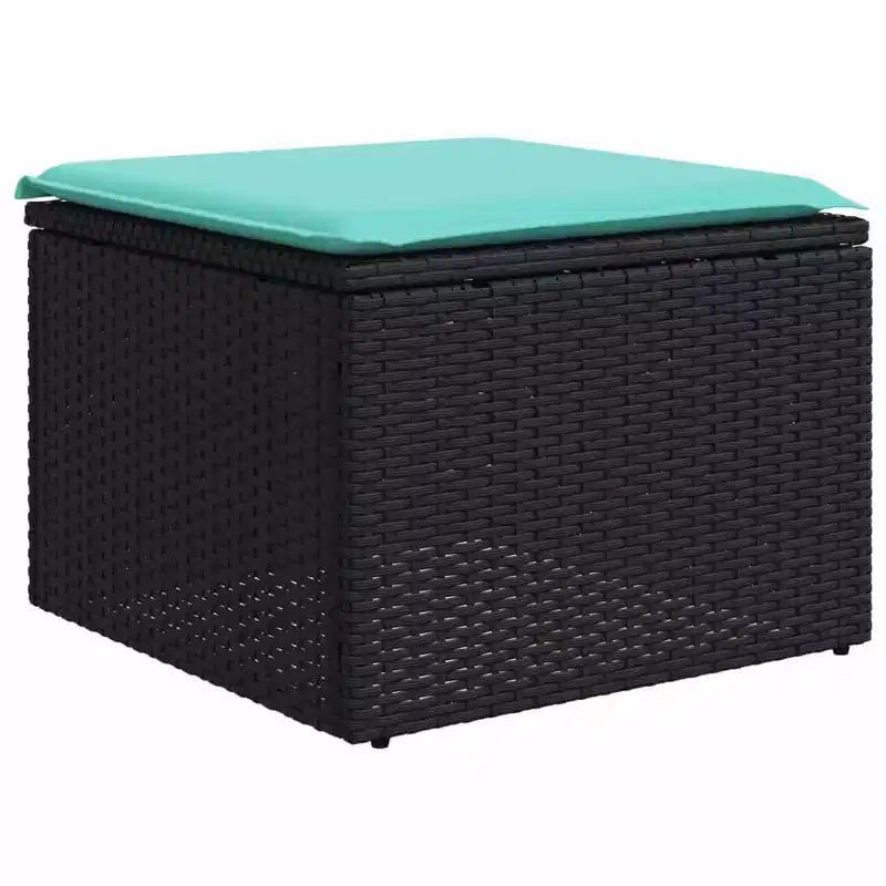 vidaXL Salon de jardin 12 pièces avec coussins en résine tressée gris