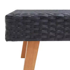vidaXL Ensemble de canapés de jardin, canapé d'angle d'extérieur avec coussins, résine tressée