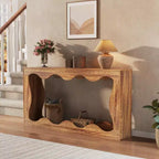 63 Table Console Ferme avec Entrée, Table de Canapé Derrière le Canapé, Table Console Étroite, Support de Couloir, Table d'Appoint de Couloir Industrielle pour Salon