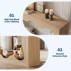 63 Table Console Ferme avec Entrée, Table de Canapé Derrière le Canapé, Table Console Étroite, Support de Couloir, Table d'Appoint de Couloir Industrielle pour Salon