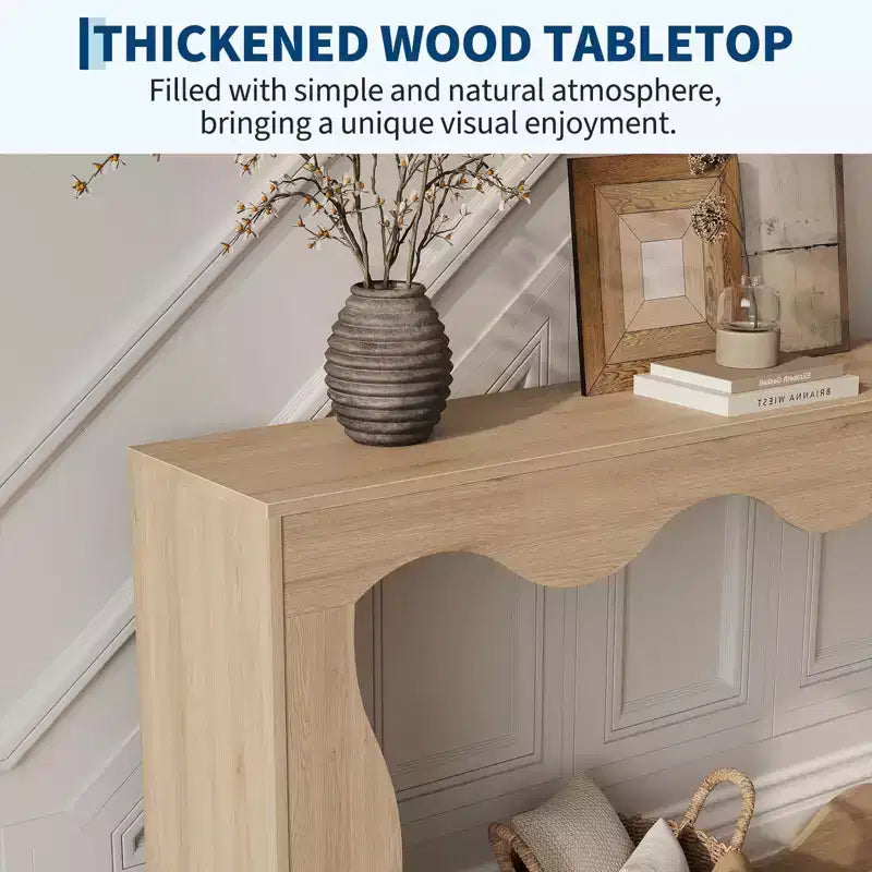 63 Table Console Ferme avec Entrée, Table de Canapé Derrière le Canapé, Table Console Étroite, Support de Couloir, Table d'Appoint de Couloir Industrielle pour Salon